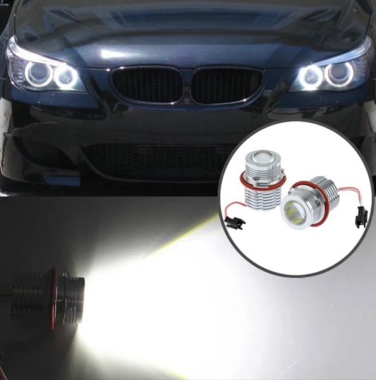 LED Angel Eyes BLANC  60w POUR BMW E39,E87,E60,E61,E64,E65, E66 E53 x3 e83 x5