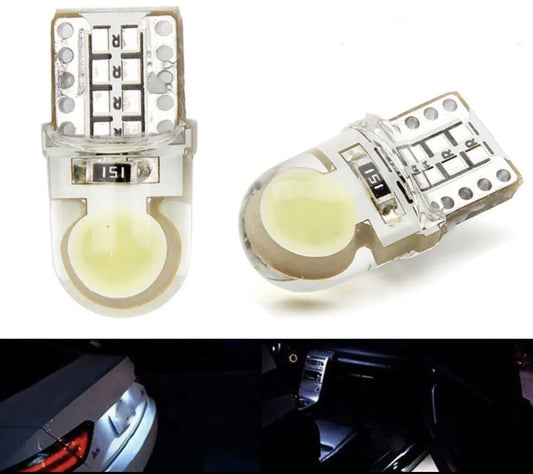 Nouveau 2 Ampoules LED T10 culot  W5W 8 SMD Blanc Xenon Silica  Ultra Puissantes